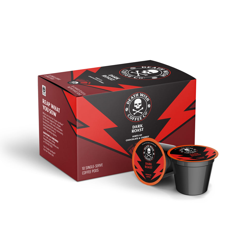 Dark Roast Single-Serve Pods - 10 Cups (6 Pack)
