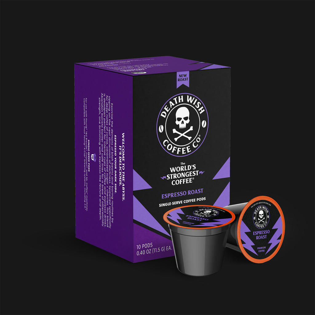 Espresso Roast Coffee - 10 Count Death Cups 6 Pack